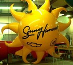 custom sun shape helium advertising balloon for sale in Chicago
