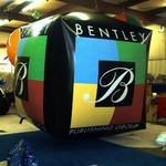custom cube shape helium balloons for sale in Chicago